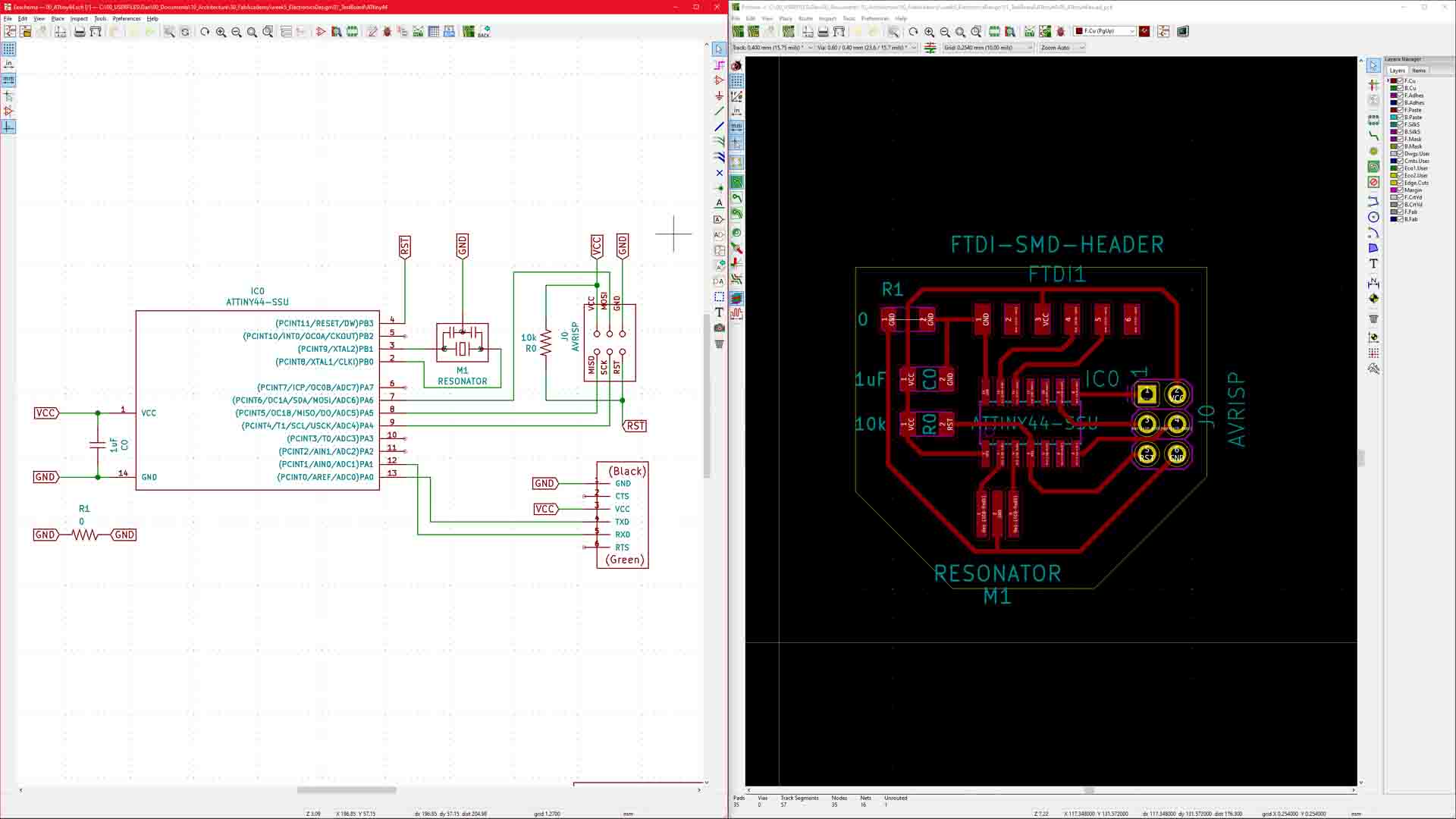Initial Schema and Footprint